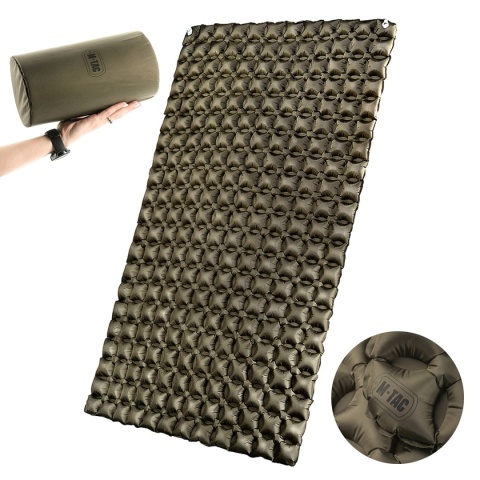 M-TAC Mata turystyczna karimata dmuchana do spania 195 × 120 cm Olive