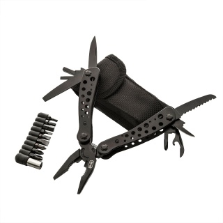 M-TAC Multitool Type 1 narzędzie wielofunkcyjne 11w1 Steel Black