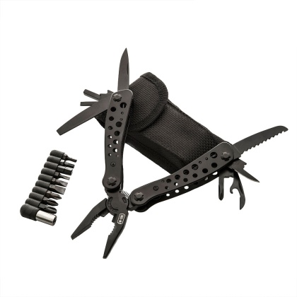 M-TAC Multitool Type 1 narzędzie wielofunkcyjne 11w1 Steel Black
