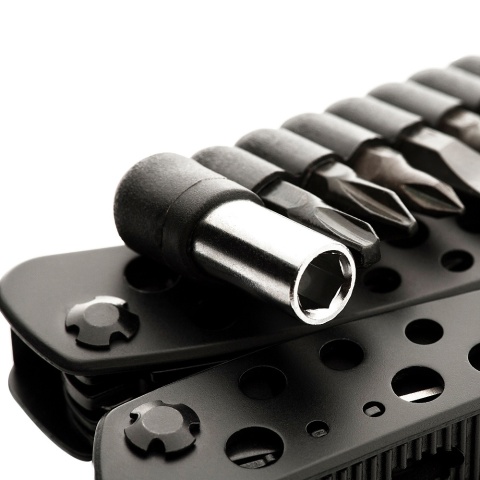 M-TAC Multitool Type 1 narzędzie wielofunkcyjne 11w1 Steel Black