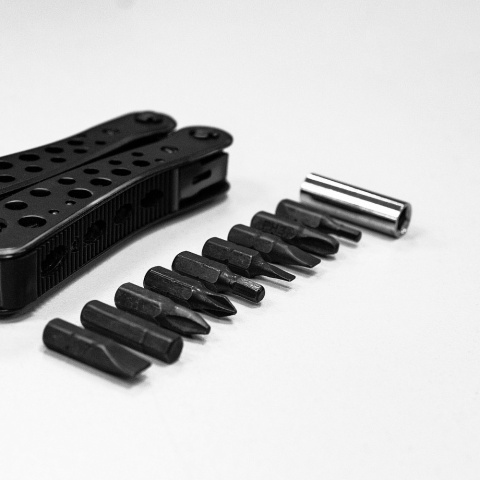 M-TAC Multitool Type 1 narzędzie wielofunkcyjne 11w1 Steel Black