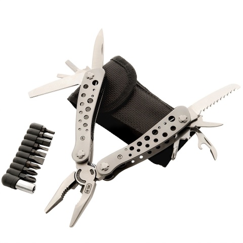 M-TAC Multitool Type 1 narzędzie wielofunkcyjne 11w1 Steel Silver