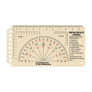 M-TAC Linijka taktyczna Ecopybook Protractor NATO Chicken