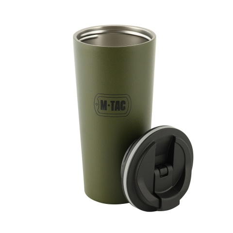 M-TAC Kubek termiczny z zaworem 450 ml Olive