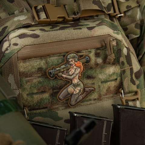 M-TAC Naszywka na rzep Morale Patch Tactical Girl #10 Skandinavik PVC
