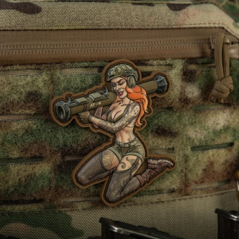 M-TAC Naszywka na rzep Morale Patch Tactical Girl #10 Skandinavik PVC