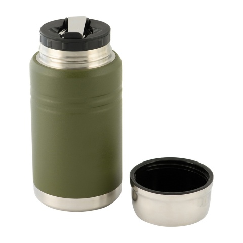 M-TAC Termos na jedzenie 750 ml Olive ze składaną łyżką