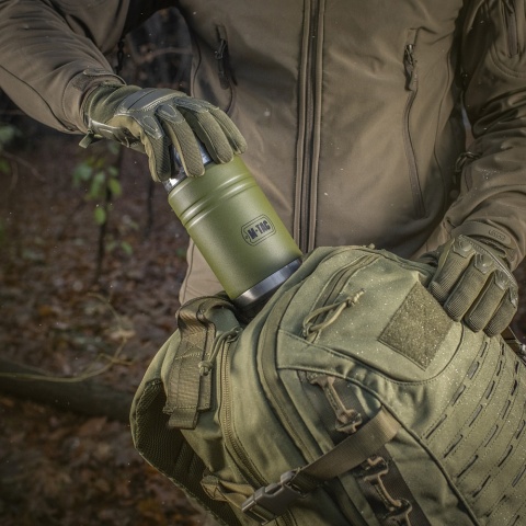 M-TAC Termos na jedzenie 750 ml Olive ze składaną łyżką