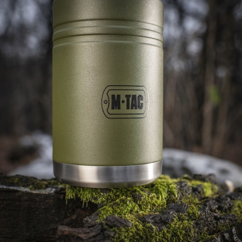 M-TAC Termos na jedzenie 750 ml Olive ze składaną łyżką