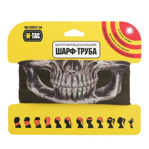 M-TAC Szalokominiarka Lekka Reaper Skull Olive
