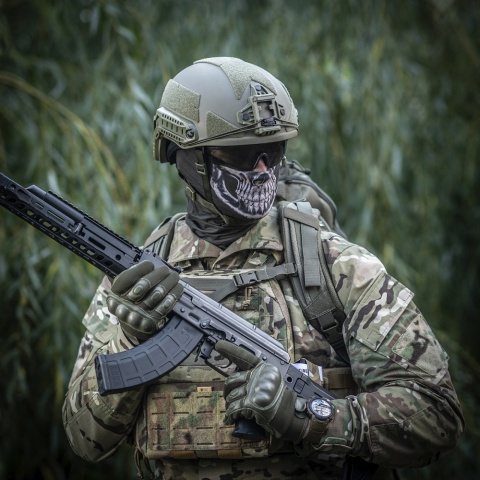M-TAC Szalokominiarka Lekka Reaper Skull Olive