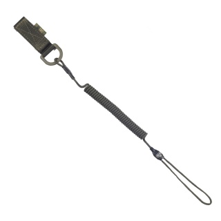 M-TAC Smycz Retraktor Medium kombinowana z D-ringiem Olive