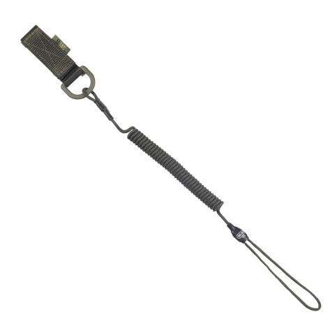 M-TAC Smycz Retraktor Medium kombinowana z D-ringiem Olive