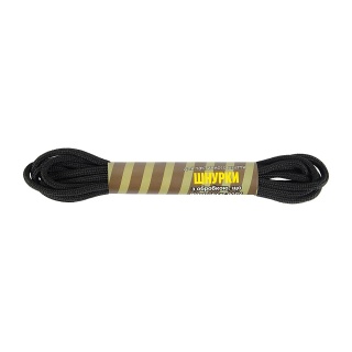 M-TAC Sznurowadła z impregnacją hydrofobową Włochy Black 135cm