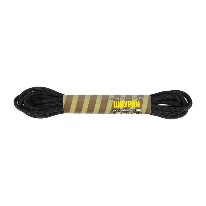 M-TAC Sznurowadła z impregnacją hydrofobową Włochy Black 135cm