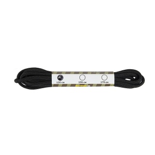 M-TAC Sznurowadła z impregnacją hydrofobową Włochy Black 175cm