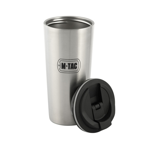 M-TAC Kubek termiczny z zaworem 450 ml Chrome