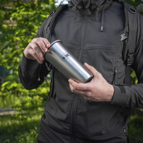 M-TAC Kubek termiczny z zaworem 450 ml Chrome