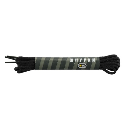 M-TAC Sznurowadła Nylon Mil-Spec Black 135cm