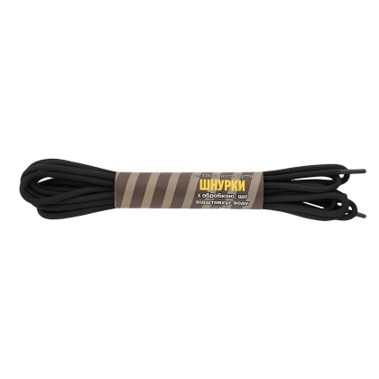 M-TAC Sznurowadła z impregnacją Black 175cm