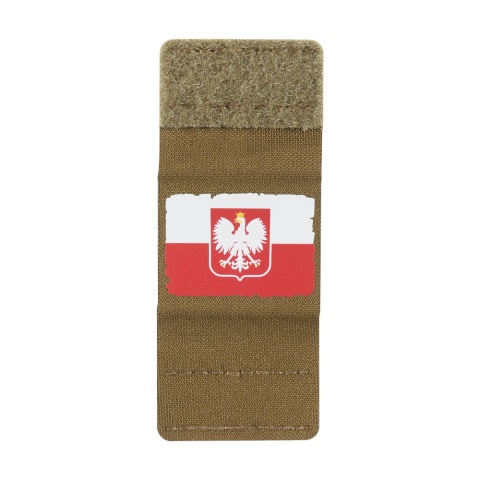 M-TAC Naszywka na rzep Flaga Polski White Red Coyote