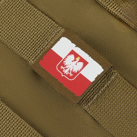 M-TAC Naszywka na rzep Flaga Polski White Red Coyote