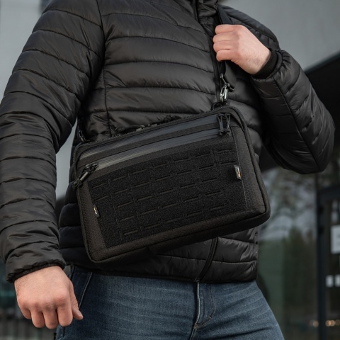 M-TAC Torba Admin Bag Large Elite Hex z rzepem Black