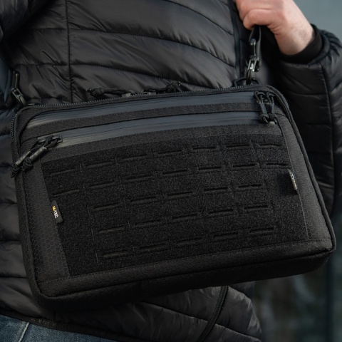 M-TAC Torba Admin Bag Large Elite Hex z rzepem Black