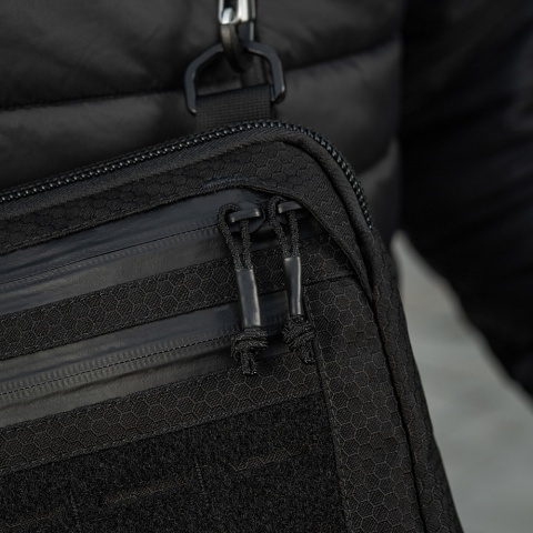 M-TAC Torba Admin Bag Large Elite Hex z rzepem Black