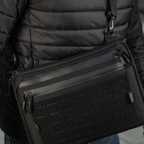 M-TAC Torba Admin Bag Large Elite Hex z rzepem Black