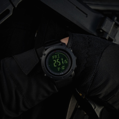 M-TAC Zegarek taktyczny z kompasem 2095 Black