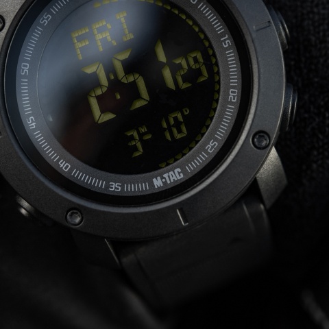 M-TAC Zegarek taktyczny z kompasem 2095 Black