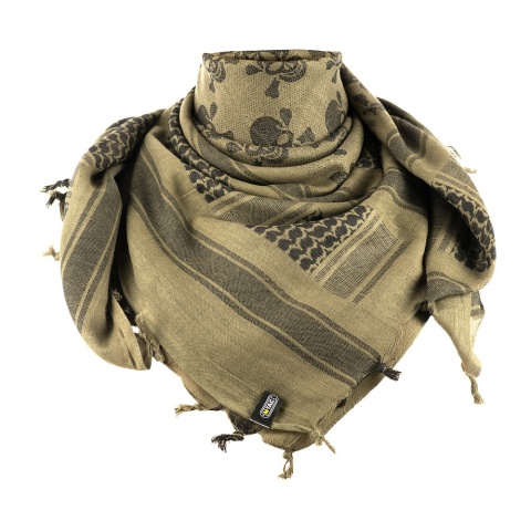 M-TAC Chusta Shemagh Pirate Skull Olive Black
