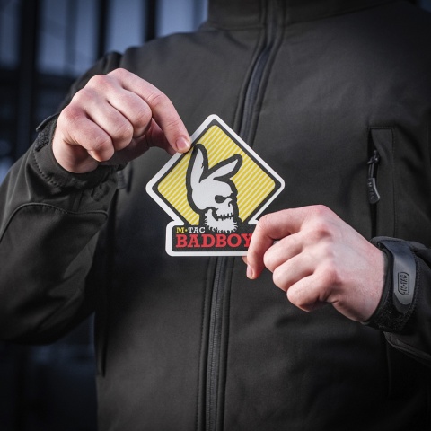 M-TAC Naklejka Bad Boy Odblaskowa Black