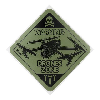 M-TAC Naklejka Drones Zone Large Ranger Green
