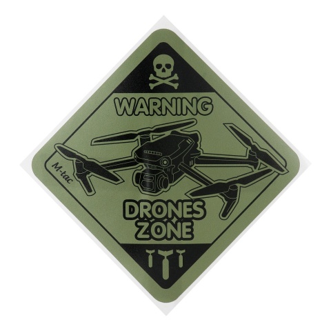 M-TAC Naklejka Drones Zone Large Ranger Green