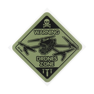 M-TAC Naklejka Drones Zone Small Ranger Green
