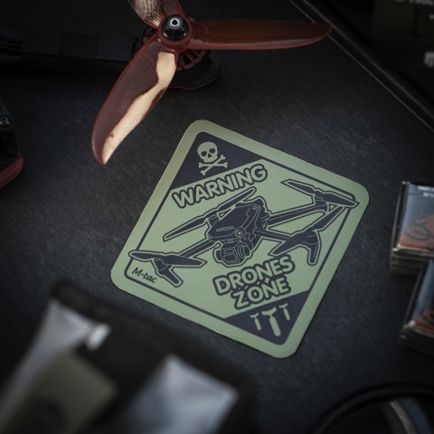M-TAC Naklejka Drones Zone Small Ranger Green