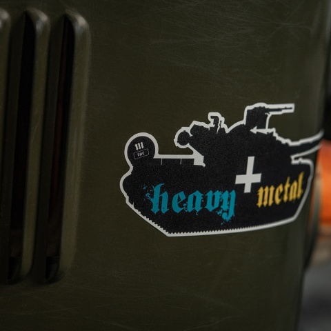 M-TAC Naklejka Heavy Metal Black