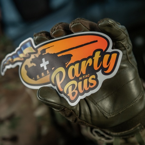 M-TAC Naklejka Party Bus Large Yellow Orange