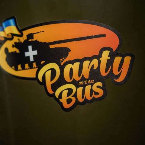 M-TAC Naklejka Party Bus Large Yellow Orange