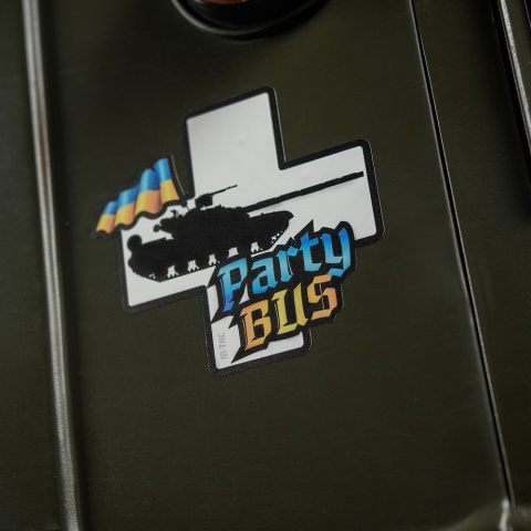 M-TAC Naklejka Party Bus Small Yellow Blue