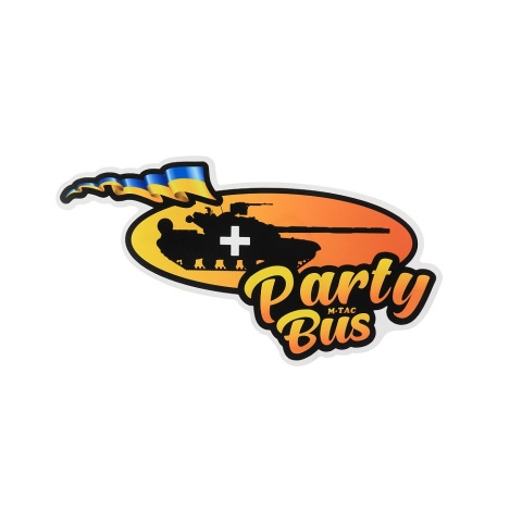 M-TAC Naklejka Party Bus Small Yellow Orange