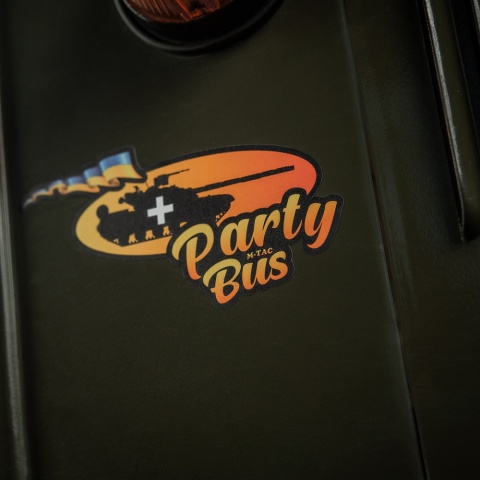 M-TAC Naklejka Party Bus Small Yellow Orange
