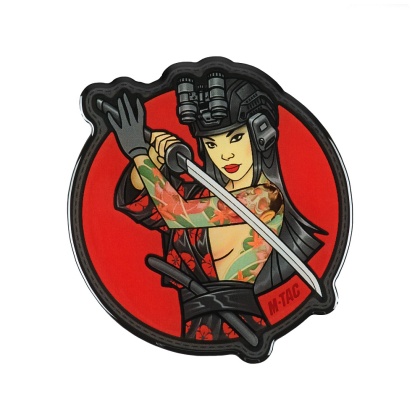 M-TAC Naklejka Tactical Girl No 3 Czaszka na Ramieniu