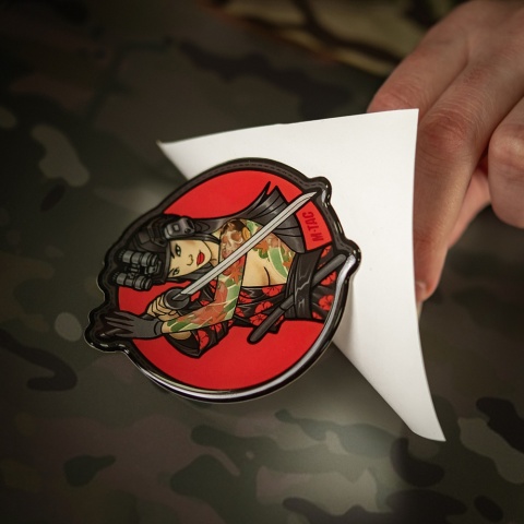 M-TAC Naklejka Tactical Girl No 3 Czaszka na Ramieniu