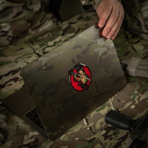 M-TAC Naklejka Tactical Girl No 3 Czaszka na Ramieniu