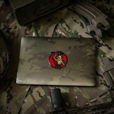 M-TAC Naklejka Tactical Girl No 3 Czaszka na Ramieniu