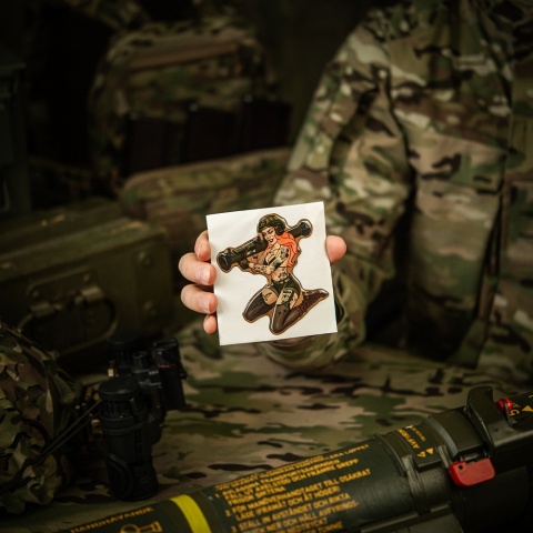 M-TAC Naklejka Tactical Girl 10 AT4 Tattoo