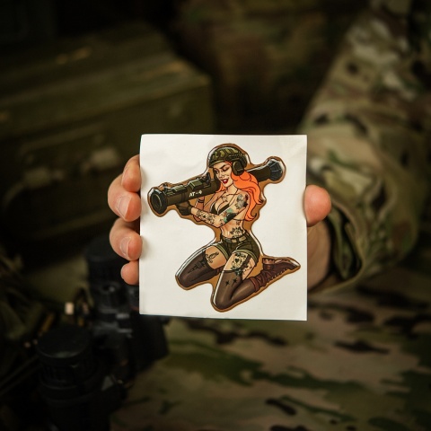 M-TAC Naklejka Tactical Girl 10 AT4 Tattoo